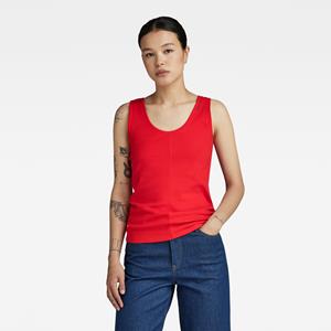 G-Star RAW Front Seam Tank Top - Rood - Dames