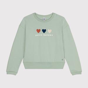 Mädchen Sweatshirt mit Stickerei PETIT BATEAU