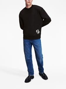 Karl Lagerfeld Jeans Trui met logoprint - Zwart