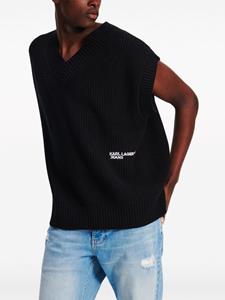 Karl Lagerfeld Jeans Spencer met geborduurd logo - Zwart