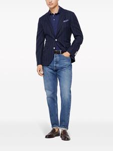 Brunello Cucinelli tapered mid-rise jeans - Blauw
