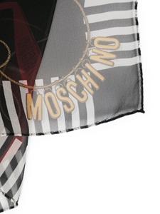 Moschino Zijden foulard - Zwart