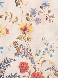 ETRO Chiffon sjaal met bloemenprint - Beige