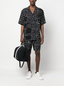 Karl Lagerfeld Bermuda shorts met print - Zwart
