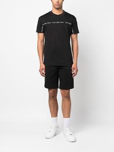 Calvin Klein Shorts met logoprint - Zwart
