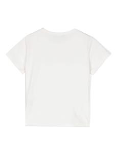 Versace Kids T-shirt verfraaid met stras - Wit