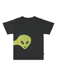 Molo T-shirt met smileyprint - Zwart