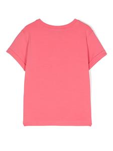 TWINSET Kids T-shirt met logoprint - Roze