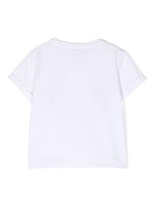 TWINSET Kids T-shirt met ijsjesprint - Wit