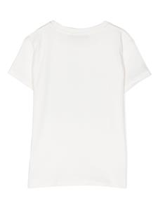 Aigner Kids T-shirt met logoprint - Beige