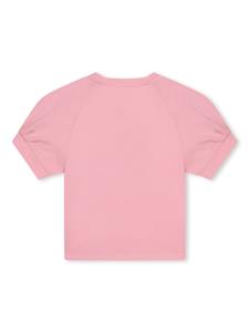 SONIA RYKIEL ENFANT T-shirt met logoprint van biologisch katoen - Roze