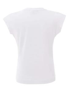 Mimi Tutu Katoenen T-shirt met hartprint - Wit