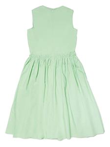 MM6 Maison Margiela Kids Mouwloze jurk - Groen