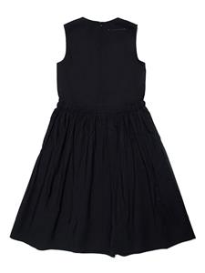 MM6 Maison Margiela Kids Mouwloze jurk - Zwart