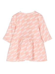 Kenzo Kids Mini-jurk met logoprint - Roze