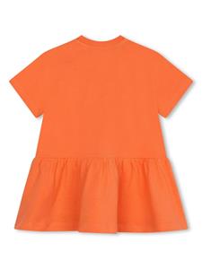 Kenzo Kids Mini-jurk met logoprint - Oranje