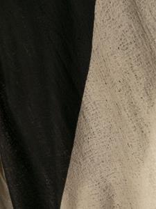 Frenckenberger diagonal-stripe cashmere scarf - Bruin