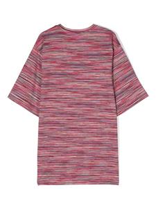 Missoni Kids Jurk met logo - Roze