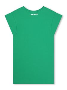 Karl Lagerfeld Kids Choupette katoenen T-shirt - Groen