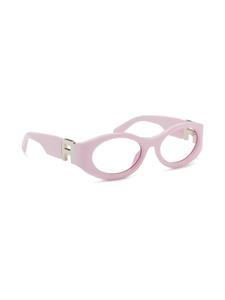 AMBUSH Gogelen zonnebril met ovaal montuur - Roze