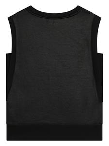 Dkny Kids Tanktop met logoprint - Zwart