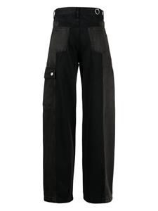 Trussardi Jeans met wijde pijpen - Zwart