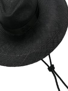Ruslan Baginskiy Fedora hoed met brede rand - Zwart