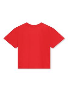 HUGO KIDS T-shirt met logoprint - Rood
