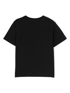Moschino Kids T-shirt verfraaid met teddybeer - Zwart