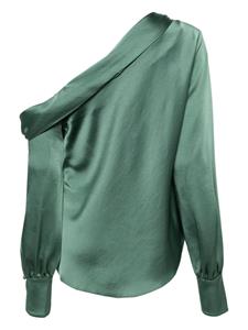 Simkhai Satijnen blouse - Groen