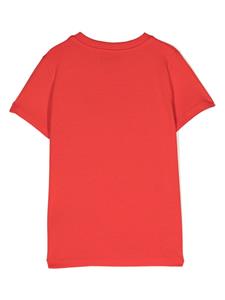 Moschino Kids T-shirt met logoprint - Rood