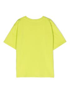 Moschino Kids Katoenen T-shirt - Groen