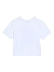 Dolce & Gabbana Kids T-shirt met bloemenprint - Wit