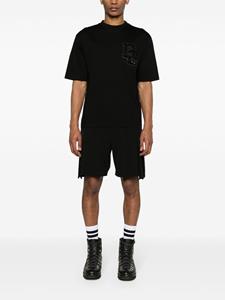 Dsquared2 Shorts met elastische tailleband - Zwart