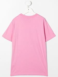 MSGM Kids T-shirt met logoprint - Roze