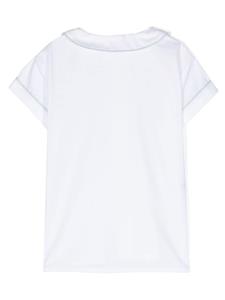 Siola Shirt met contrasterende afwerking - Wit