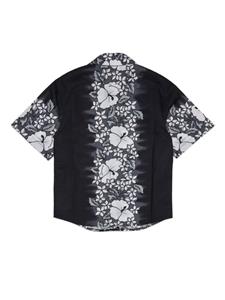 Dsquared2 Kids Shirt met bloemenprint - Zwart