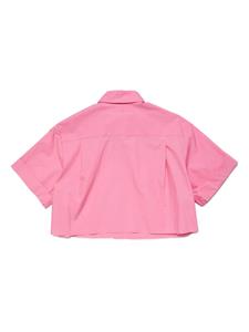 MM6 Maison Margiela Kids Shirt met geborduurd logo - Roze