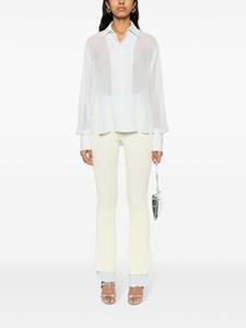 Gcds layered flared trousers - Geel