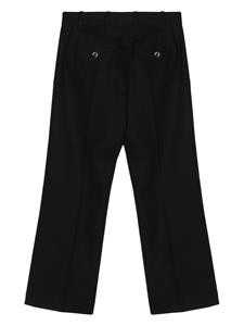 Plan C high-waisted flared trousers - Zwart