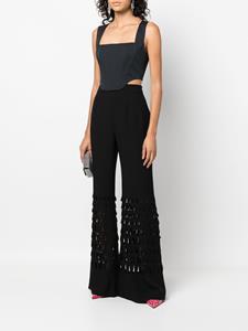 Alberta Ferretti Flared broek - Zwart