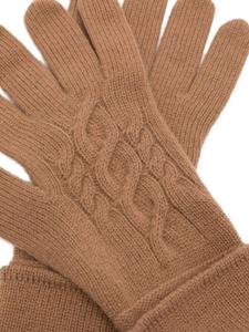 N.Peal Kasjmier handschoenen - Bruin