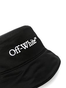 Off-White Bookish hoed met geborduurd logo - Zwart
