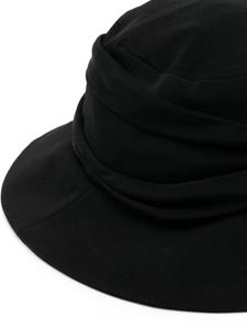 Y's draped bucket hat - Zwart