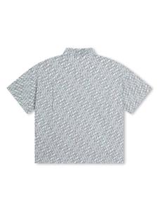Lanvin Enfant Shirt met logoprint - Groen
