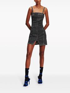 Karl Lagerfeld Jeans Mini-jurk met vierkante hals - Grijs