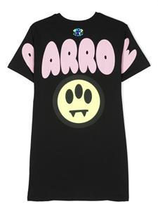 Barrow kids T-shirtjurk met logoprint - Zwart