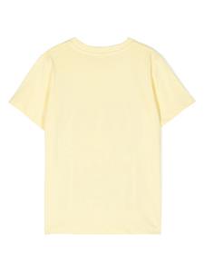 Stella McCartney Kids Katoenen T-shirt - Geel