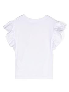Billieblush T-shirt met geborduurde tekst - Wit