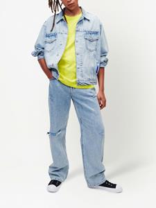 Karl Lagerfeld Jeans Jeans met gerafeld detail - Blauw